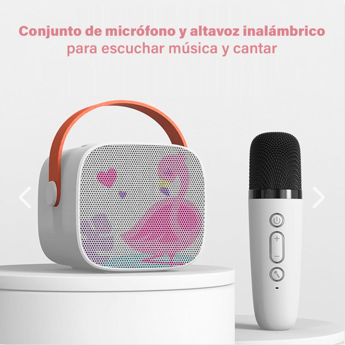 kit Karaoke inalámbrico - Parlante modulación de voz K8